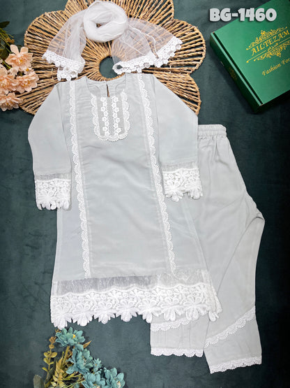 Baby Girls Full Sleeve 3-Peice Set Code-1460