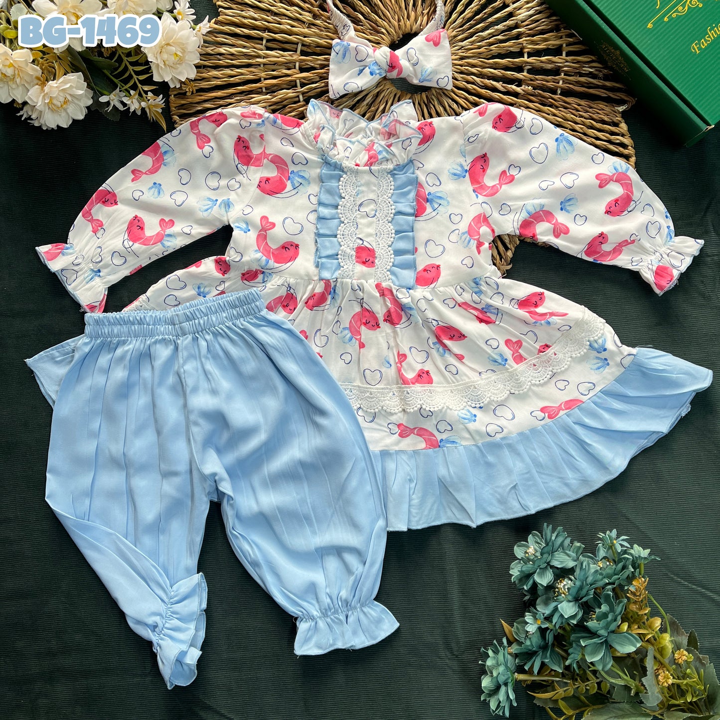 Baby girls full sleeve frock BG-1469