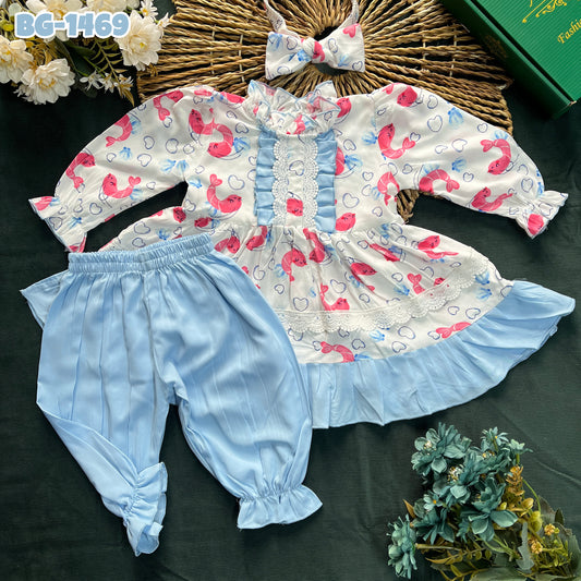 Baby girls full sleeve frock BG-1469