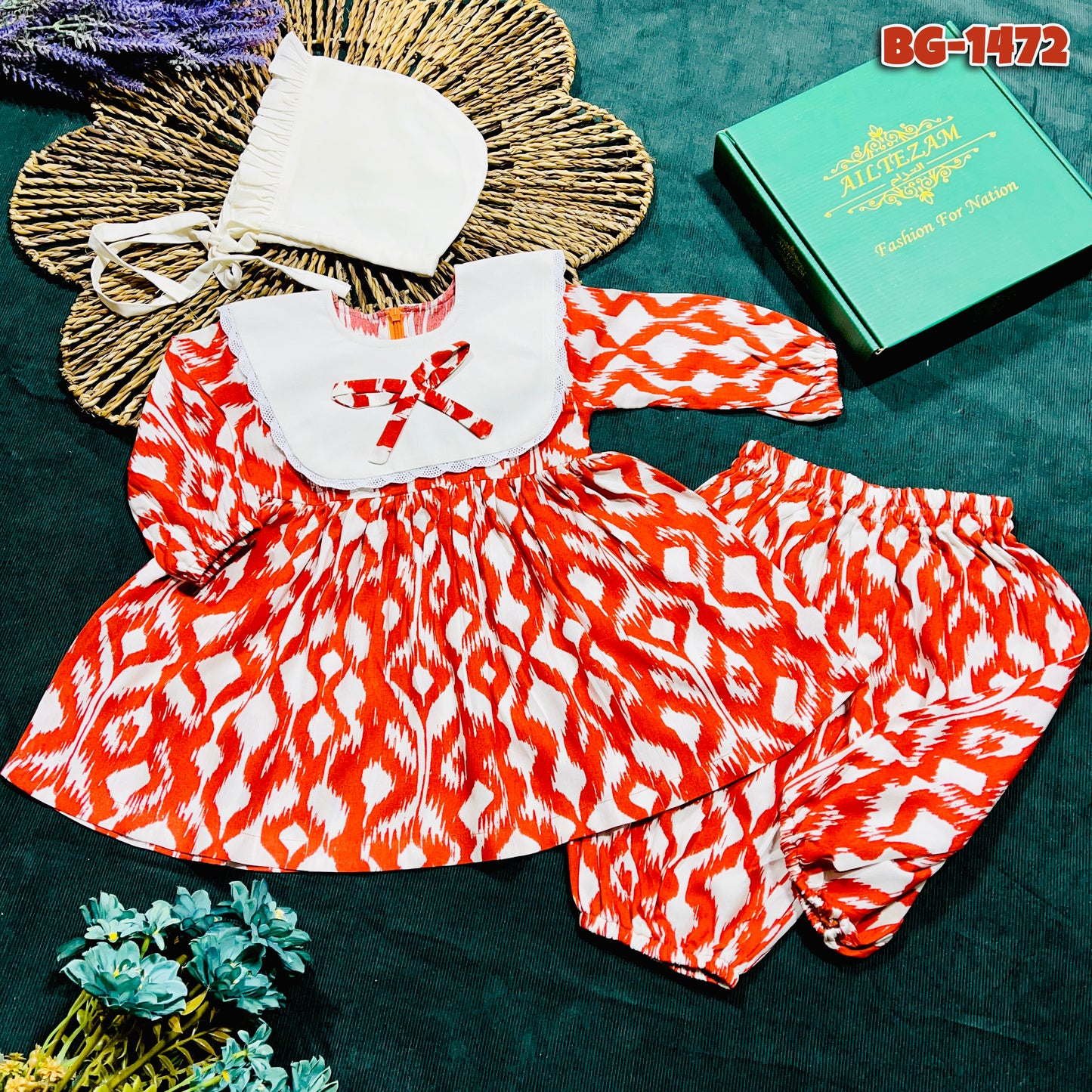 Baby girls full sleeve frock BG-1472