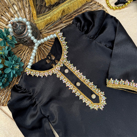 Midnight Empress Sharara Set BG-1696