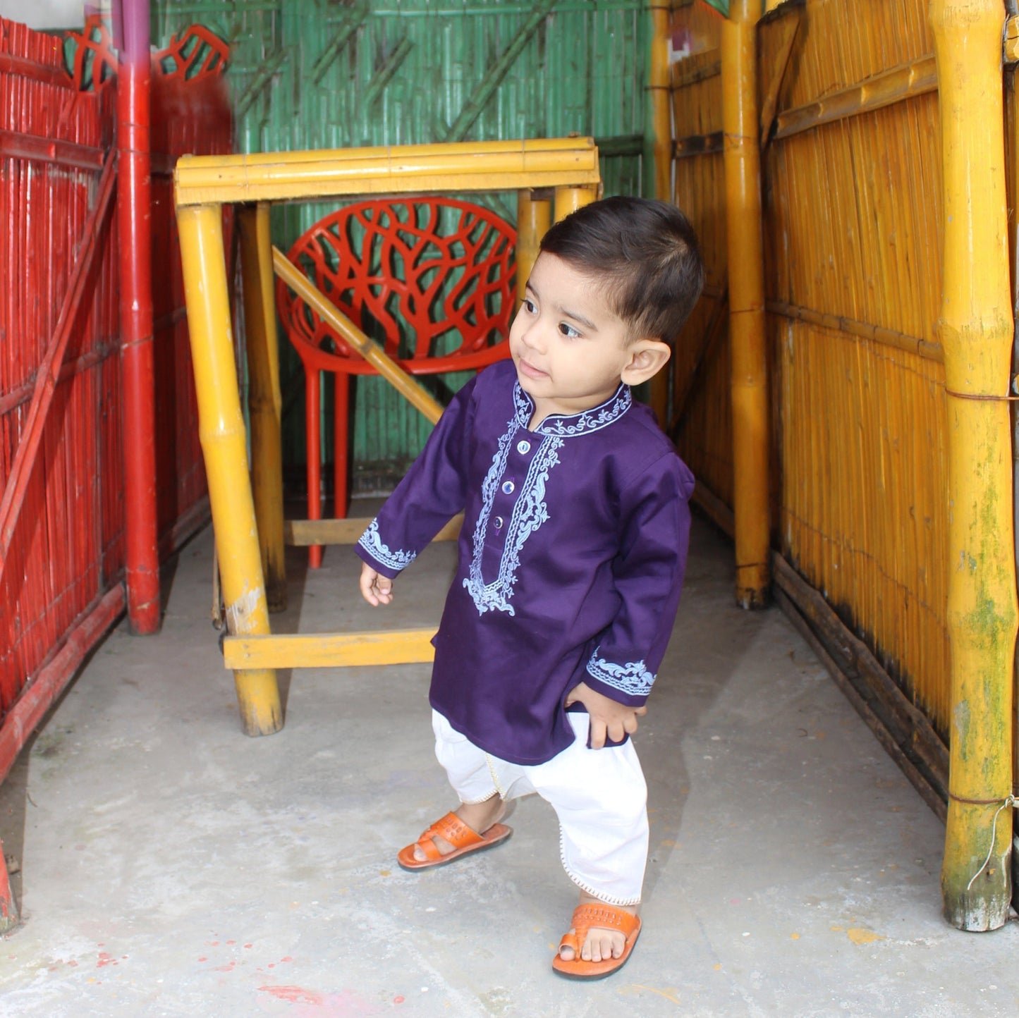 Kids Dhuti Panjabi Set-Code-02