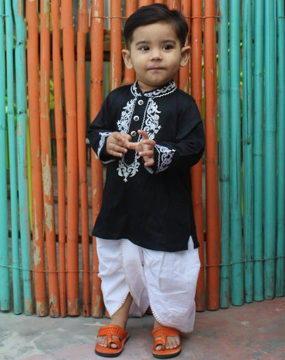 Kids Dhuti Panjabi Set-Code-06