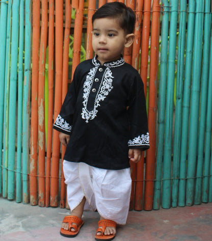 Kids Dhuti Panjabi Set-Code-06