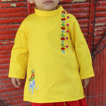 Kids Dhuti Panjabi Set-Code-04