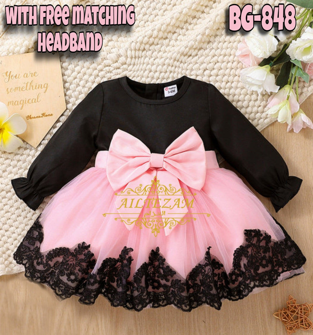 Baby girls winter frock-code-848