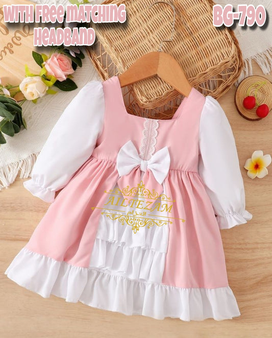 Baby girls winter frock-code-790