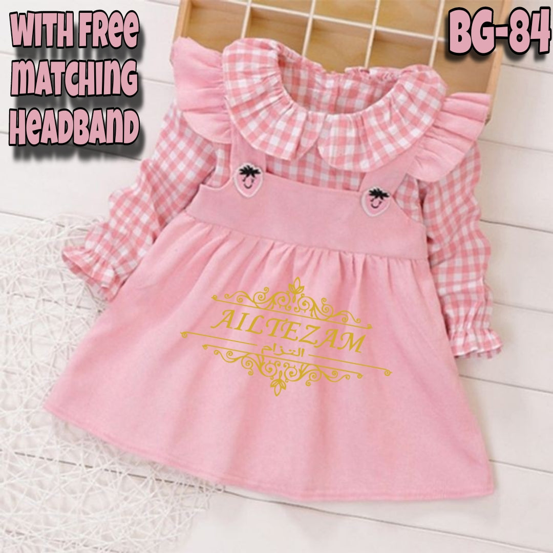 Baby girls winter frock-code-84