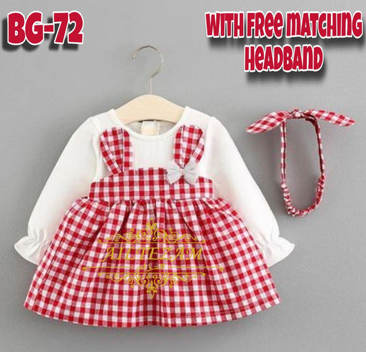 Baby girls winter frock-code-72