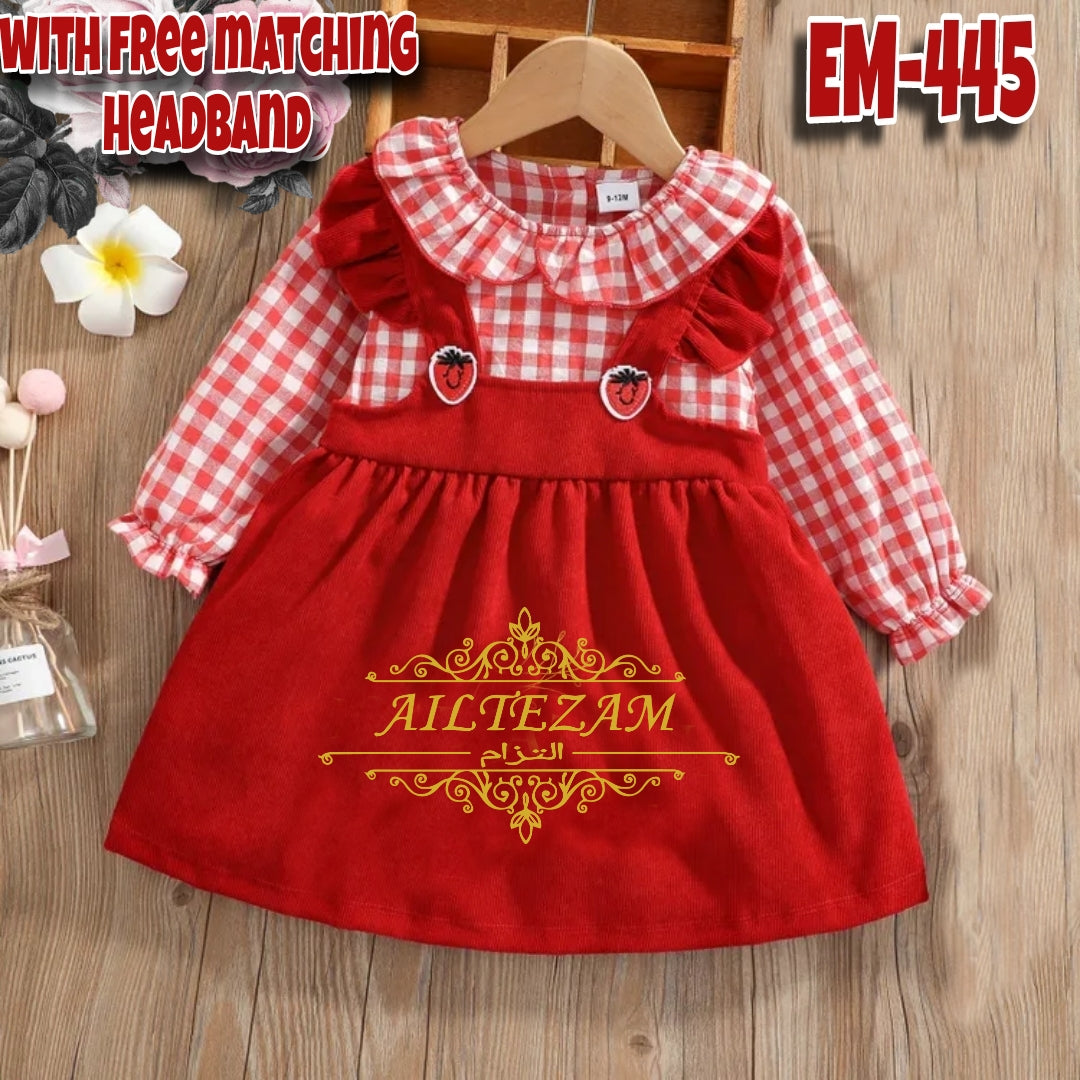 Baby girls winter frock-code-84