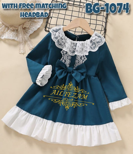 Baby girls winter frock-code-1074