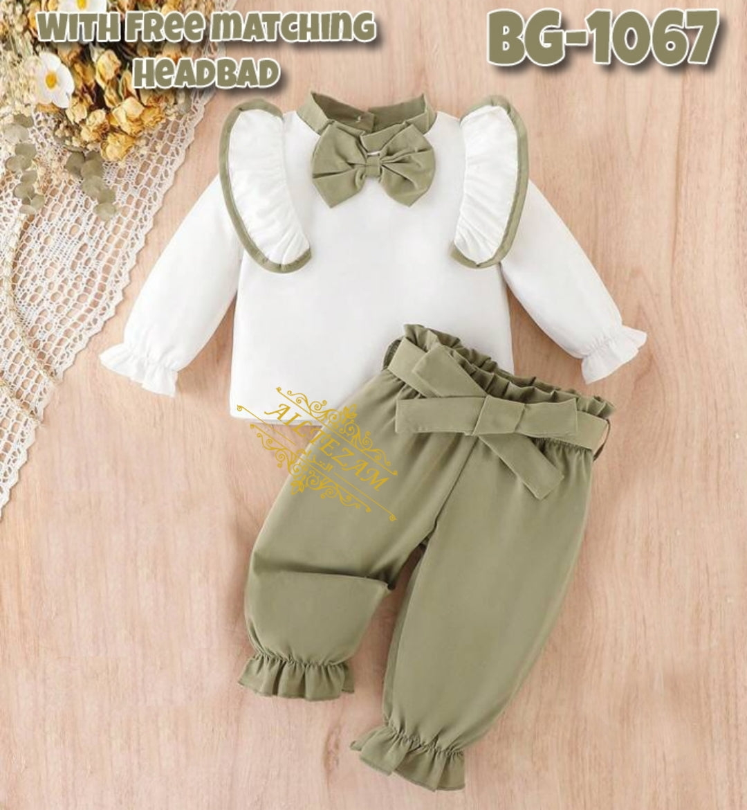 Baby girl Tops & Pant Set-code-1067