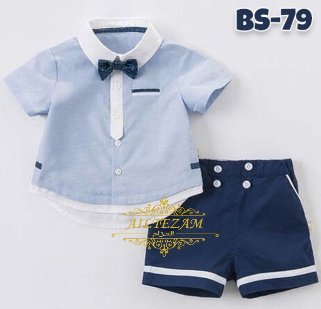 Boys Half Shirt & Pant Set-Code-79