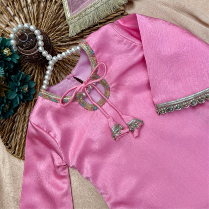 Pink Royal Sharara Set BG-1694