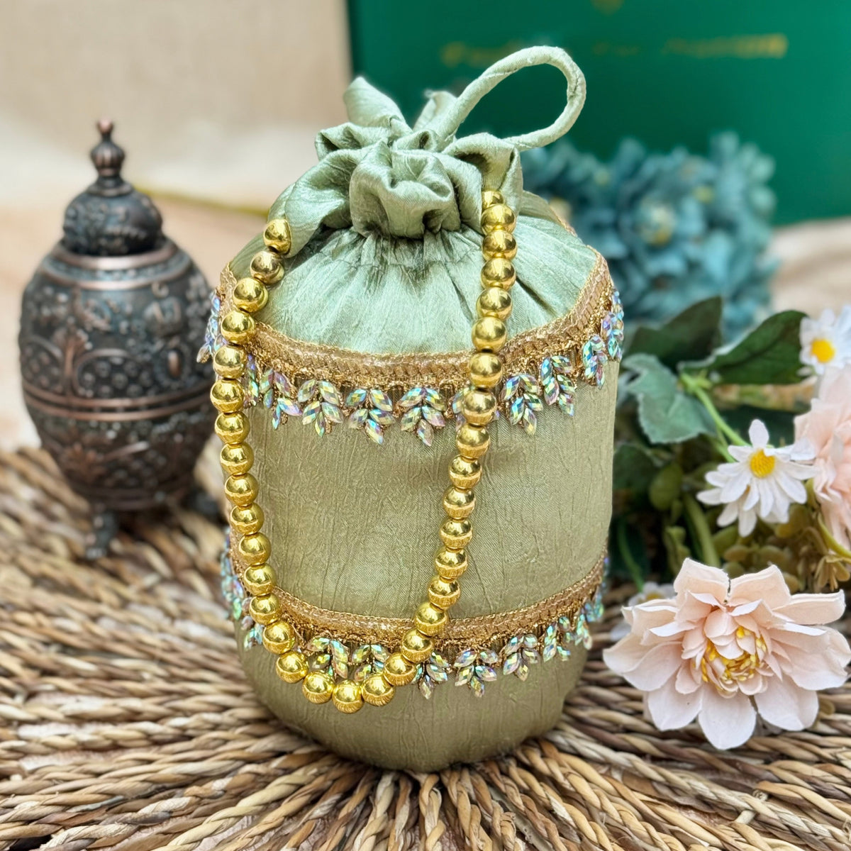 Shahi Sage Sharara Set BG-1697