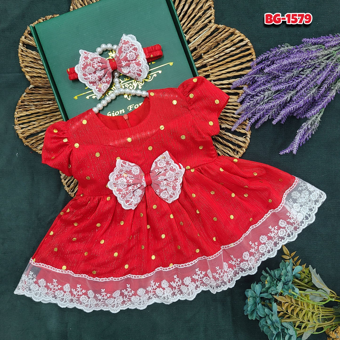 The Radiant Red Starlight Frock BG-1579