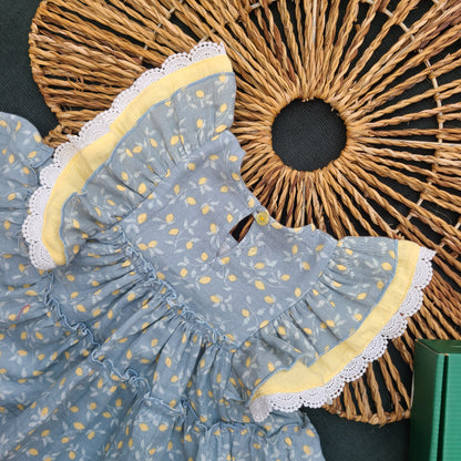 Zesty Lemon Tops and Pants Set-BG-1596