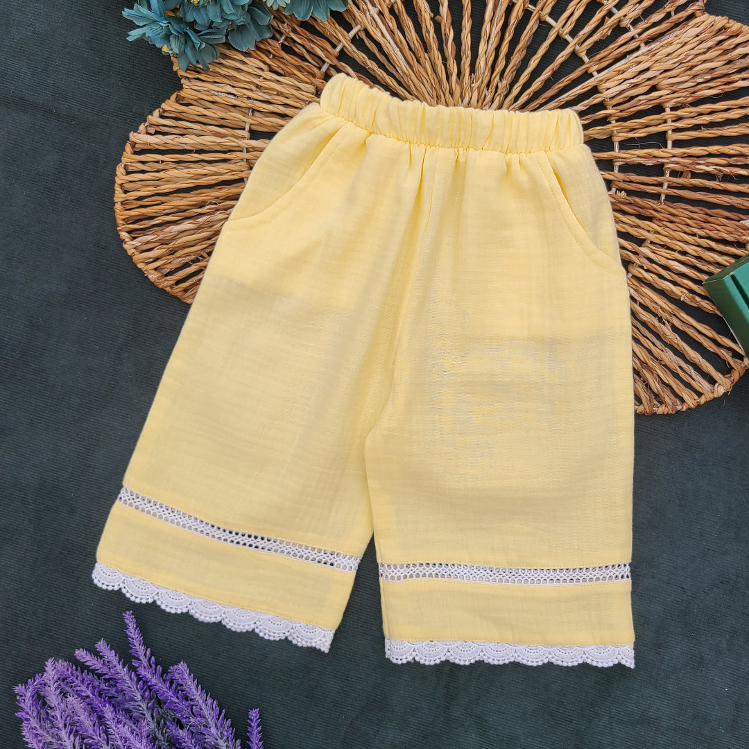 Zesty Lemon Tops and Pants Set-BG-1596