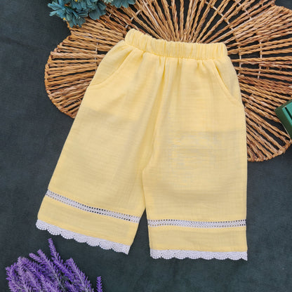 Zesty Lemon Tops and Pants Set-BG-1596