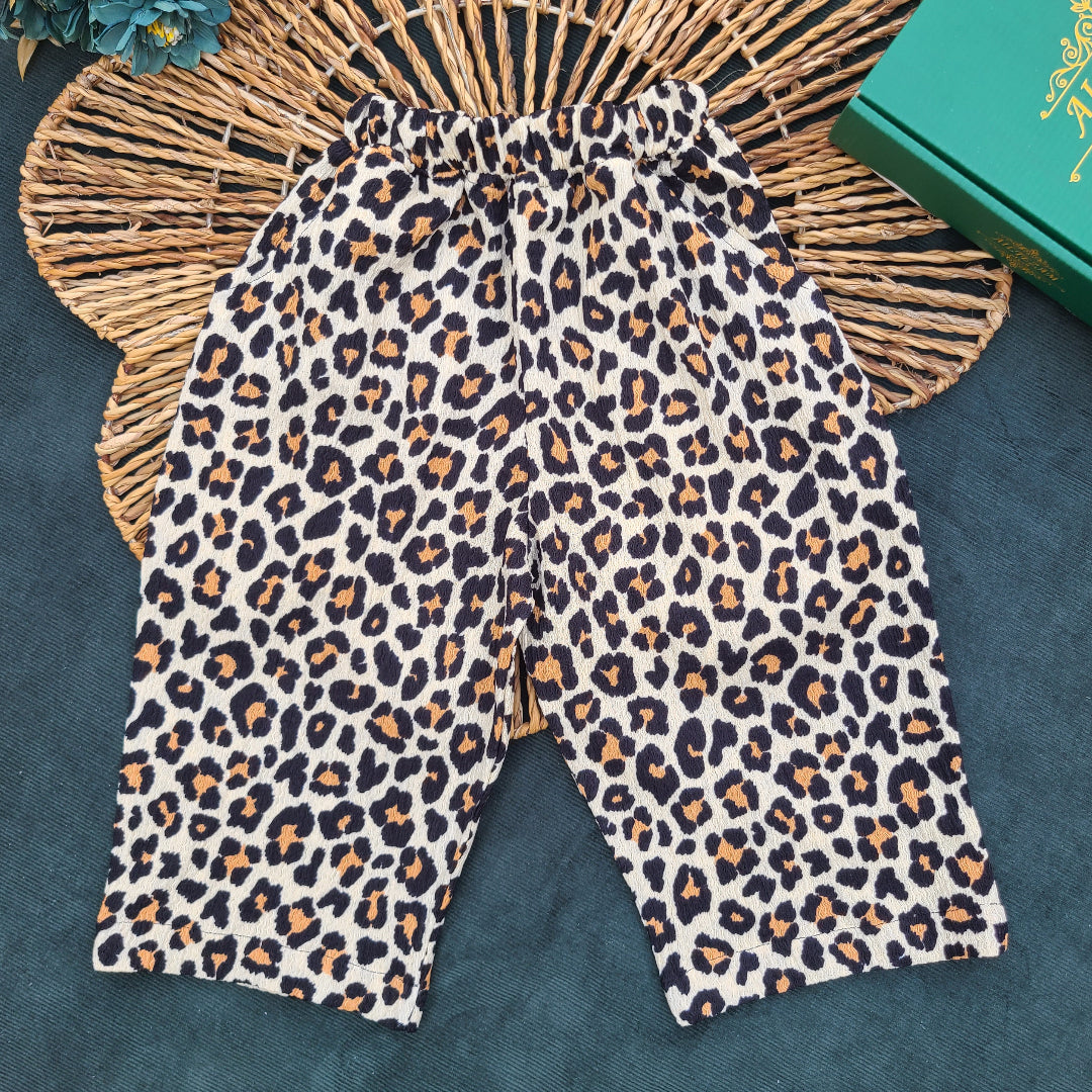 Mini Jungle Queen Tops and Pants Set-BG-1597