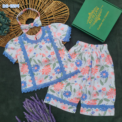 The Linear Floral Set-BG-1594