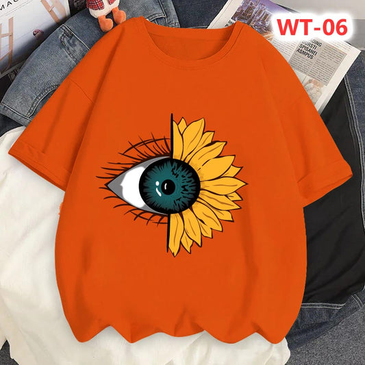 Drop Shoulder T-shirt For Women's Code-WT-06