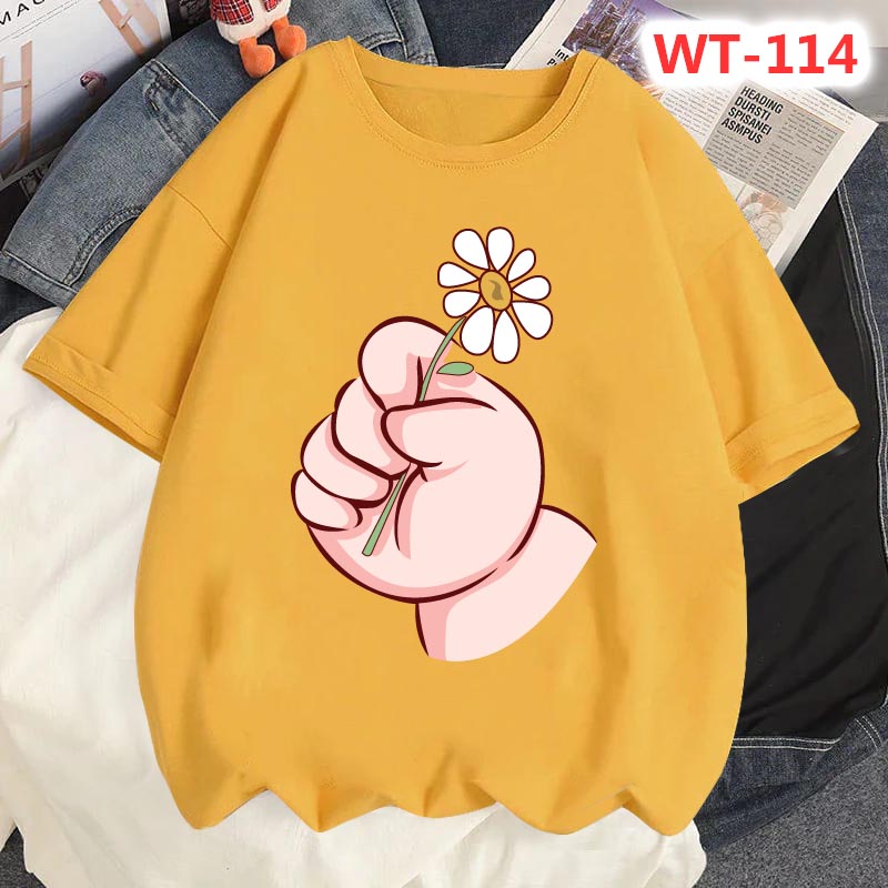 Drop Shoulder T-shirt For Women's Code-WT-120