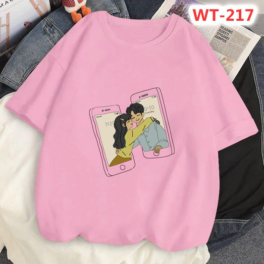 Drop Shoulder T-shirt For Women's Code-WT-217