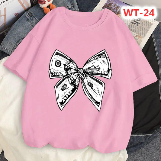 Drop Shoulder T-shirt For Women's Code-WT-24