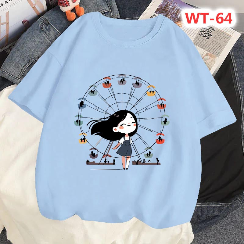 Drop Shoulder T-shirt For Women's Code-WT-65