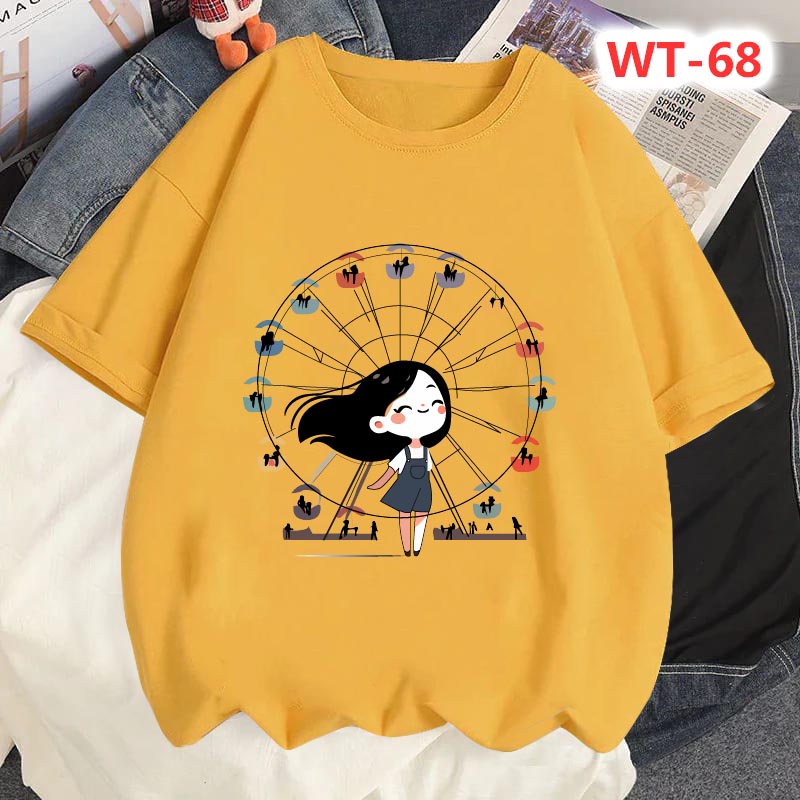 Drop Shoulder T-shirt For Women's Code-WT-65