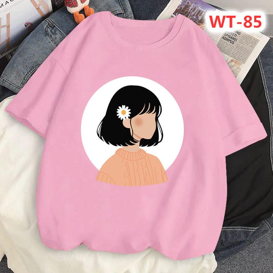 Drop Shoulder T-shirt For Women's Code-WT-85