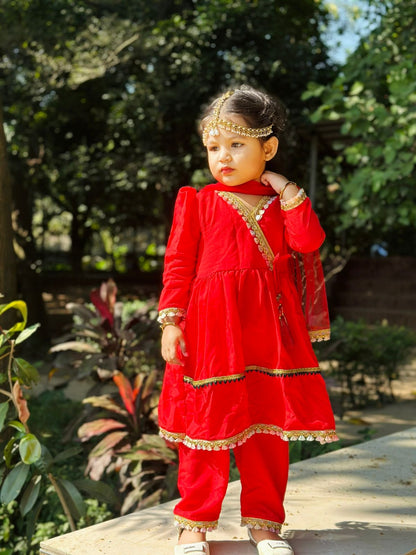 Baby Girls Full Sleeve 3-Peice Set Code-1463