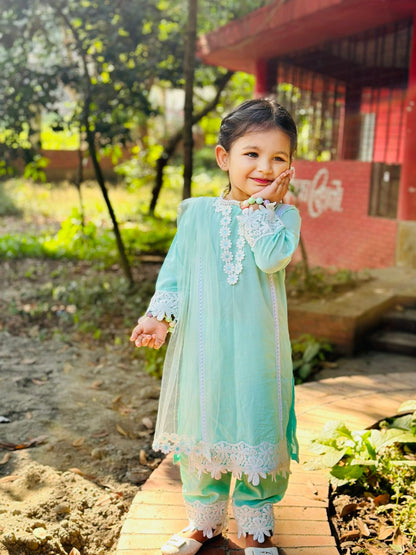 Baby Girls Full Sleeve 3-Peice Set Code-1465