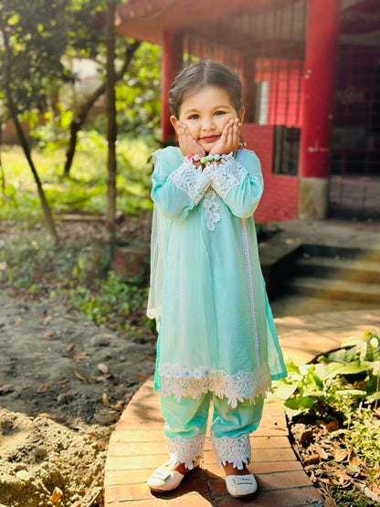 Baby Girls Full Sleeve 3-Peice Set Code-1465