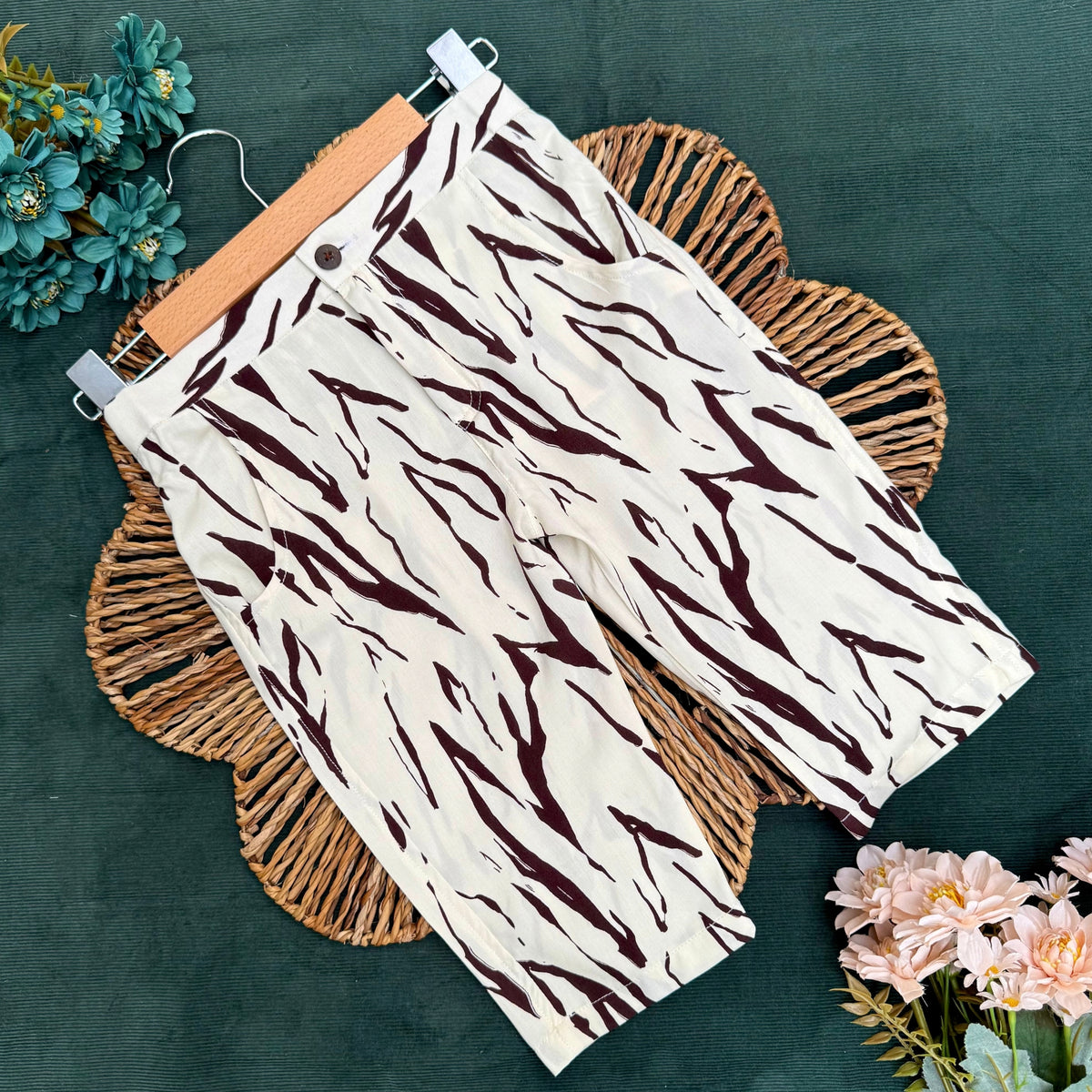 Wild Stripe Frill Co-ord Set-BG-1693