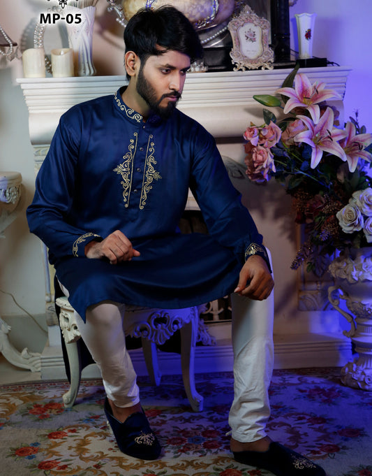 Mens Embroidered Panjabi-code-03