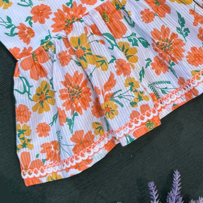 Baby Girls Summer Tops and Pants Set-BG-1642