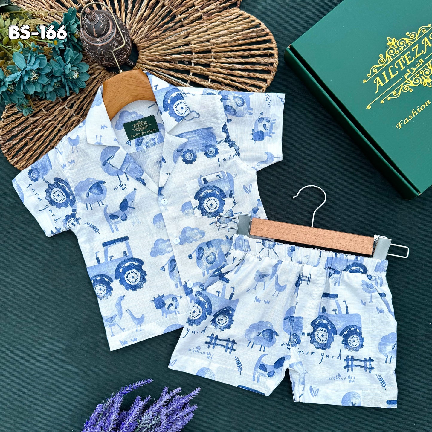 Farm Yard Summer Shirt & Pant Set BS-166