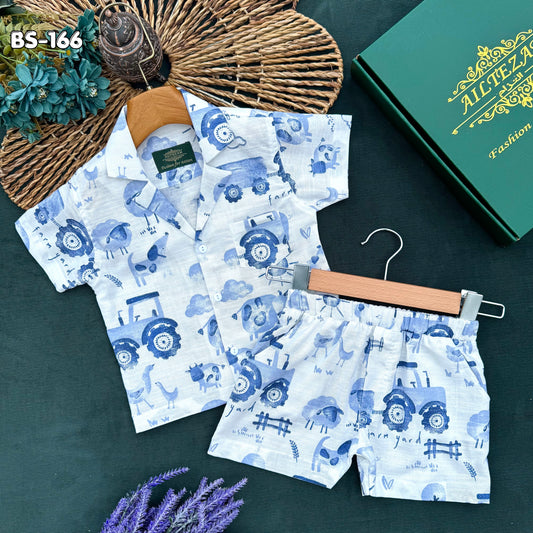 Farm Yard Summer Shirt & Pant Set BS-166