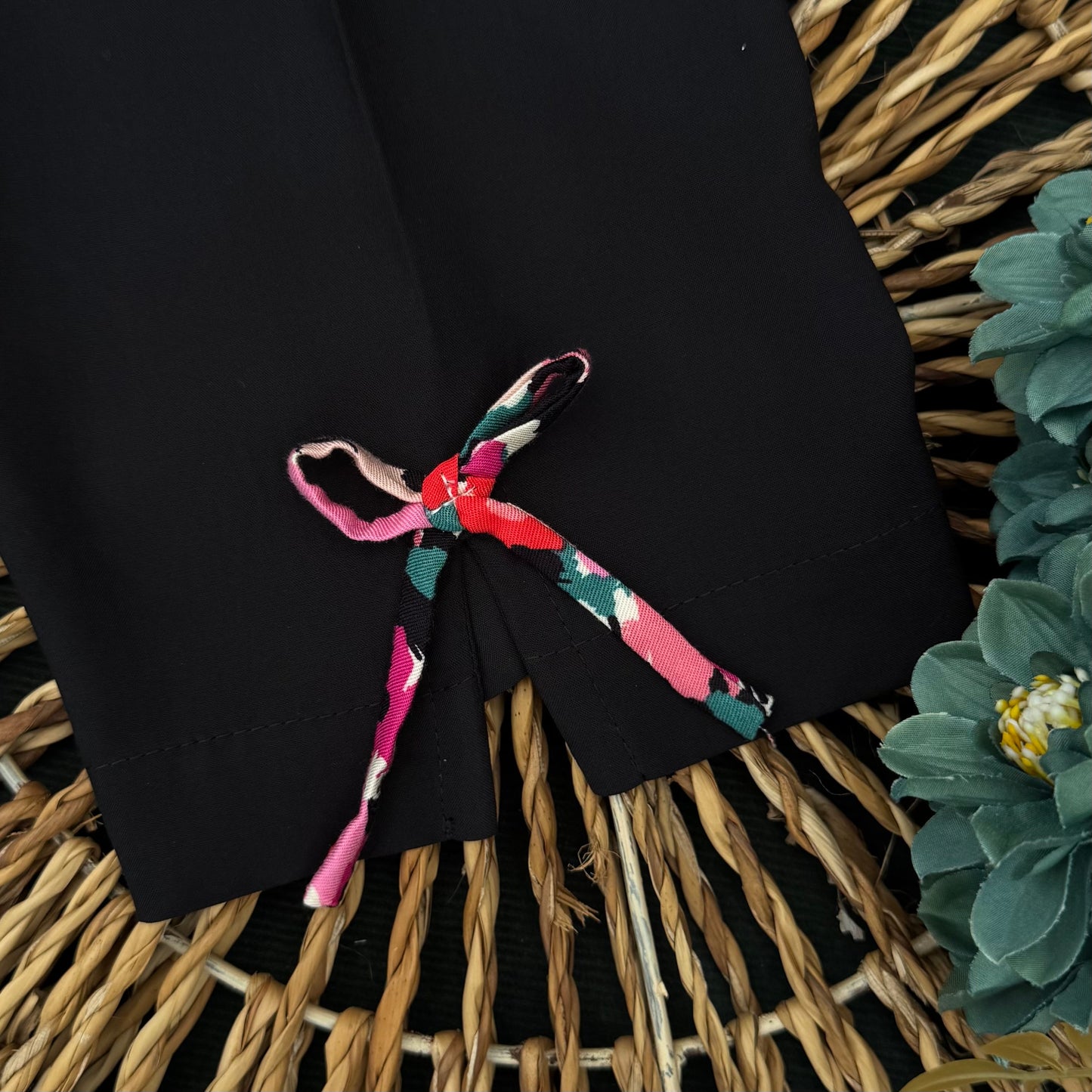 Wild Bloom Ribbon Tops and Pants Set-BG-1660