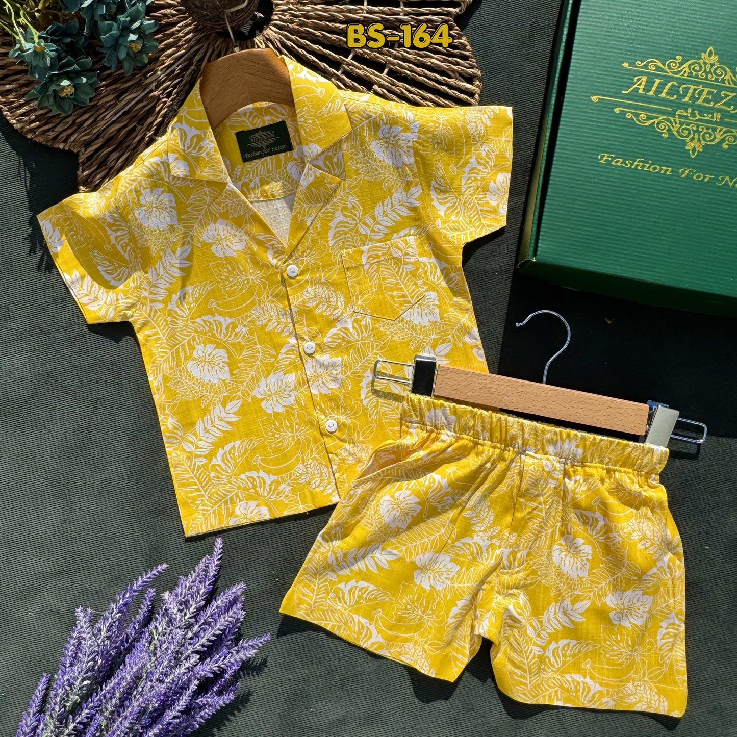 Sunshine Jungle Summer Shirt & Pant Set BS-164