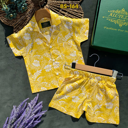 Sunshine Jungle Summer Shirt & Pant Set BS-164